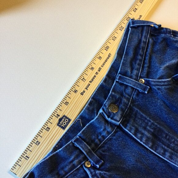 Vintage LEE Mom Jeans Size 12M High Rise Tapered Leg 80s 90s Made in USA - Picture 5 of 7